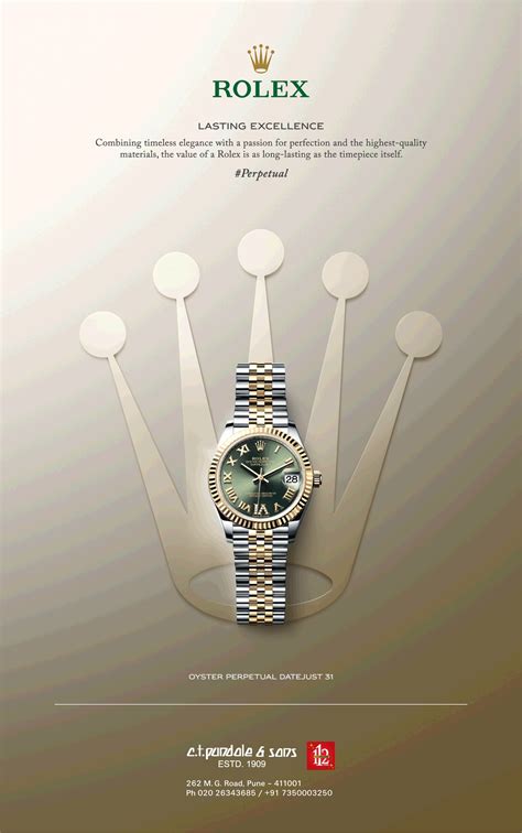 rolex ad prices.